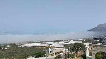 Πυκνή ομίχλη σκέπασε την Κίσσαμο: Ένα εντυπωσιακό φυσικό φαινόμενο