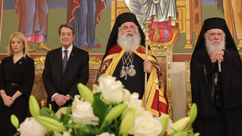 Κύπρος: Με μεγαλοπρέπεια η τελετή ενθρόνισης του νέου Αρχιεπισκόπου Γεωργίου
