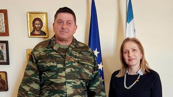 Με τον νέο διοικητή της ΣΕΑΠ συναντήθηκε η Μ. Κοζυράκη