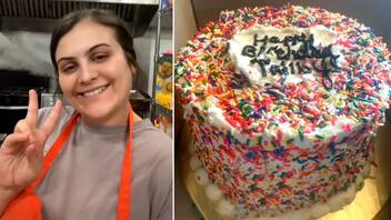 H viral τούρτα γενεθλίων που δίχασε το TikTok