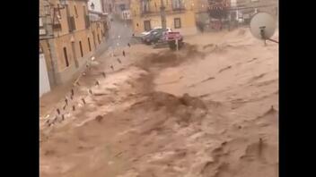 Ισπανία: Μεγάλες πλημμύρες από καταρρακτώδεις βροχές