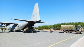 Στις 9:30 φεύγει το C-130 με την ανθρωπιστική βοήθεια για τη Γάζα