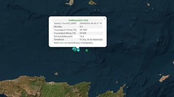Λέκκας: 8 σεισμικές δονήσεις από χθες το βράδυ στην Κρήτη – Αισθητές και στην Σαντορίνη