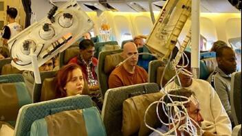 Μαρτυρία από την πτήση της Singapore Airlines: "Επιβάτες εκτοξεύτηκαν στο ταβάνι" 