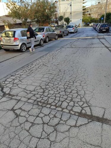 Οδός Στησιχόρου, Λακκούβες
