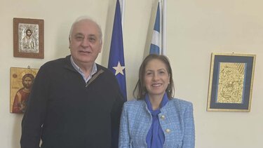 Συνάντηση Μπαριτάκη - Κοζυράκη για θέματα που αφορούν τον Δήμο Βιάννου