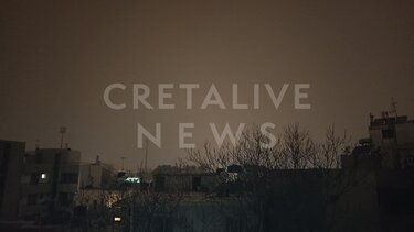 Ηράκλειο: Θολός και κόκκινος ο ουρανός από την αφρικανική σκόνη!