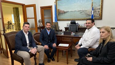 Στα Χανιά ο Θεόδωρος Λιβάνιος - Τί συζήτησε με τον Παναγιώτη Σημανδηράκη