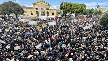 Χανιά, Τέμπη, Συλλαλητήριο