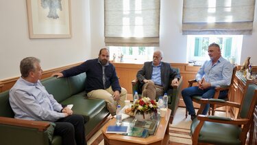 Συνάντηση Αρναουτάκη - Κουκιανάκη για τα αναπτυξιακά έργα στο Δήμο Αποκόρωνα