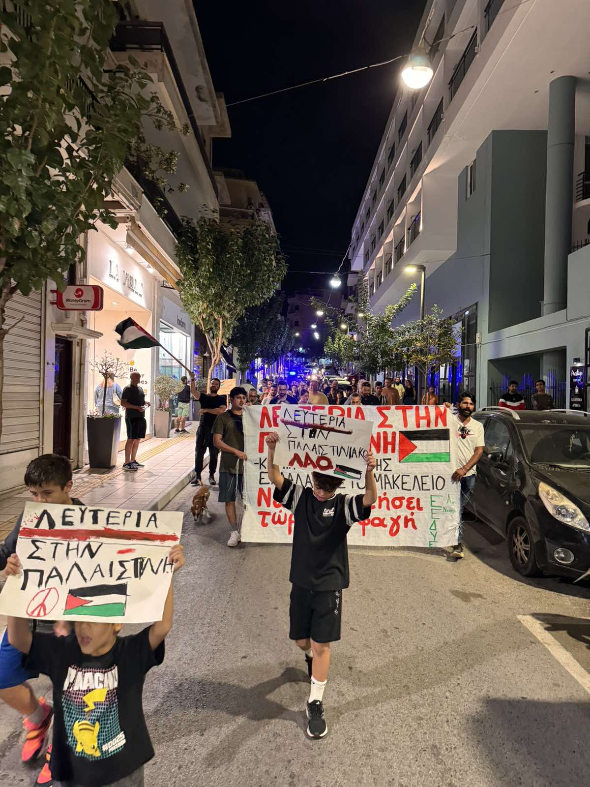 Λασίθι συγκεντρώσεις παλαιστινη