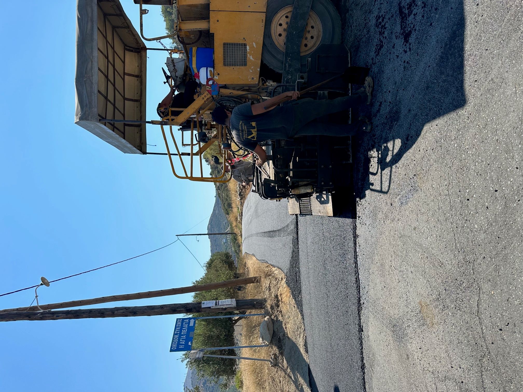 Αγία Πελαγία ασφαλτοστρώσεις