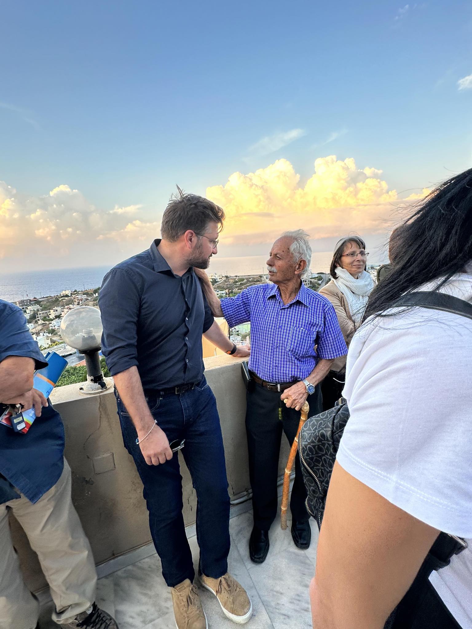 Ιδιαίτερα θερμή υποδοχή στο Αμμούδι για τον Μενέλαο Μποκέα