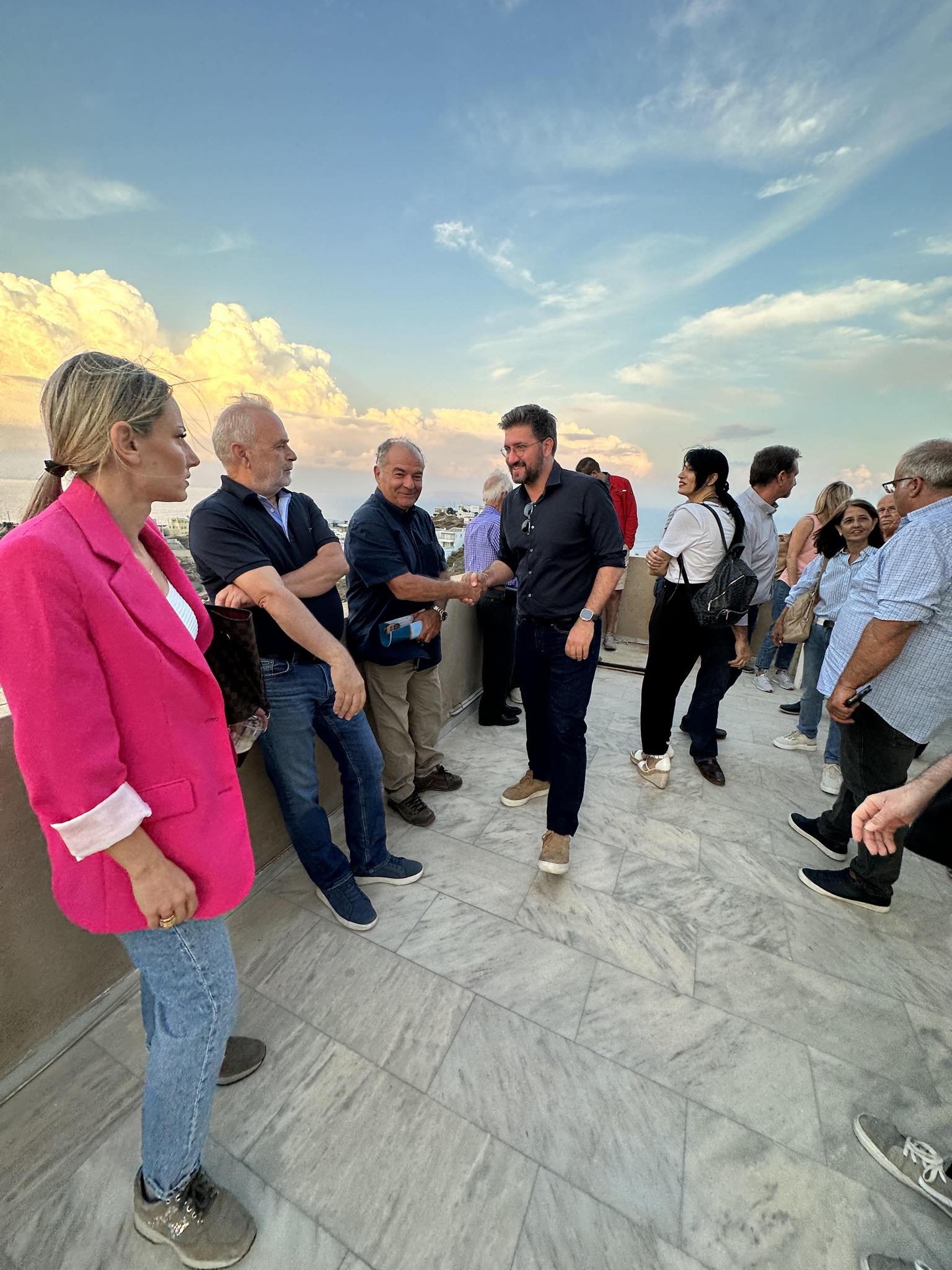 Ιδιαίτερα θερμή υποδοχή στο Αμμούδι για τον Μενέλαο Μποκέα