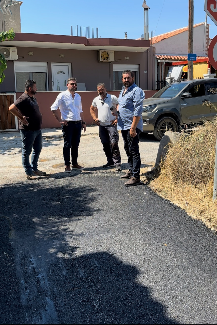Νέες ασφαλτοστρώσεις από το Δήμο Μαλεβιζίου στο Γάζι
