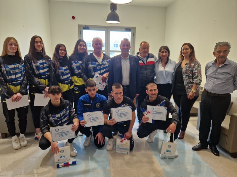 Βραβεύσεις αθλητών taekwondo και kickboxing από τον Δήμο Χερσονήσου