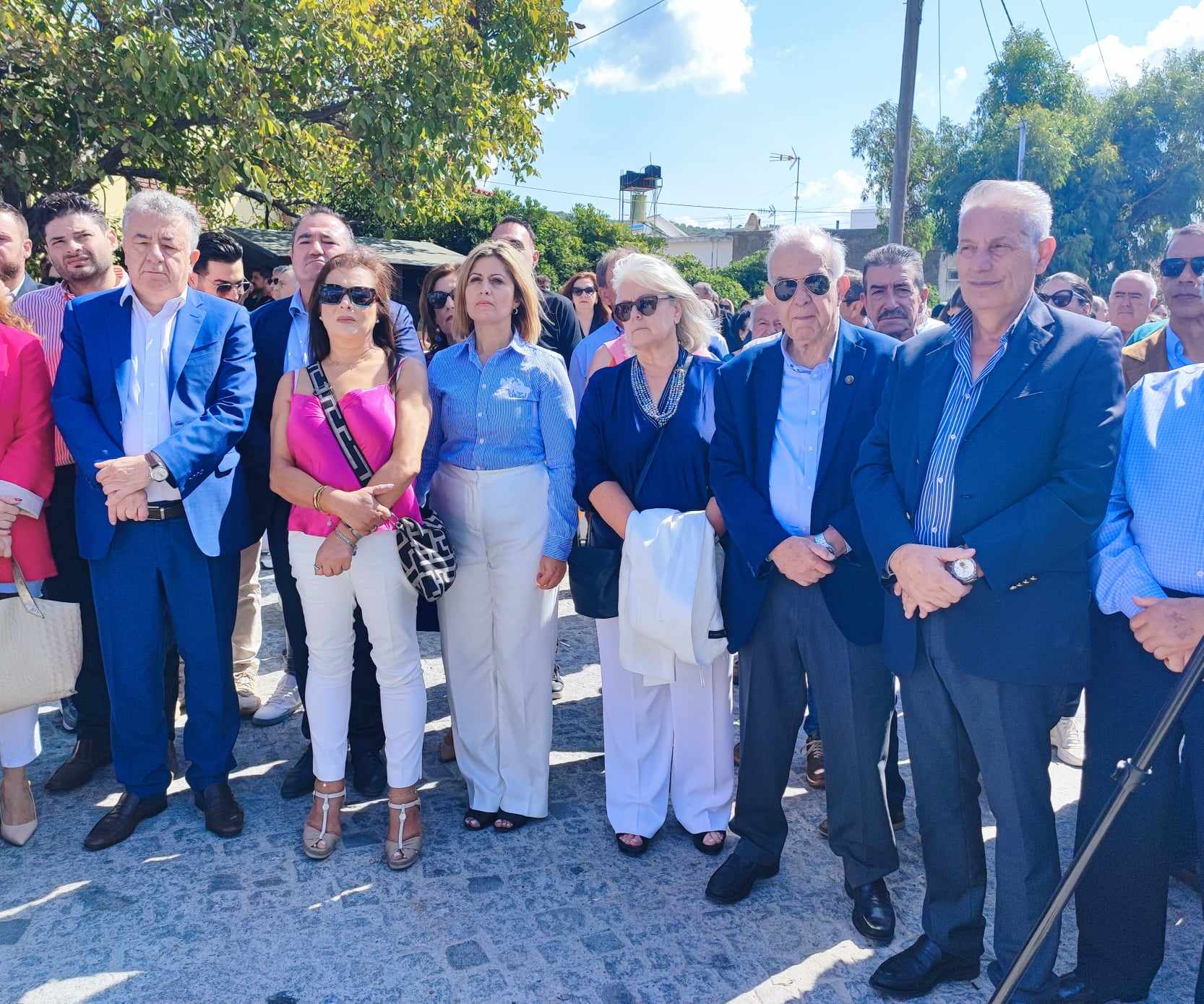 Στα αποκαλυπτήρια των προτομών τριών οπλαρχηγών ο Δήμαρχος Ηρακλείου 