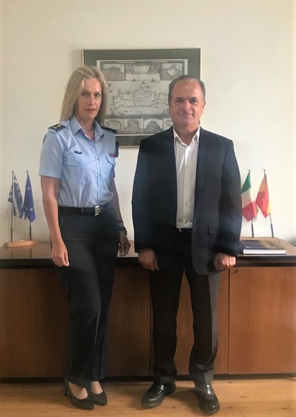 Συνεργασία Δημάρχου Ρεθύμνης με την Διοικητή Τροχαίας ΒΟΑΚ