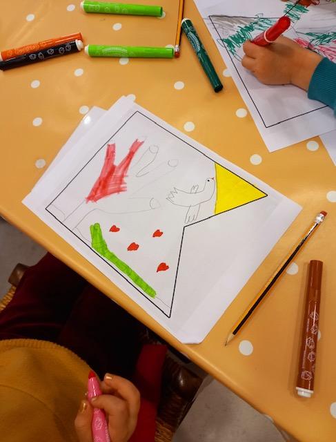 Ζωγραφιές παιδιών από τη Βικελαία Δημοτική Βιβλιοθήκη