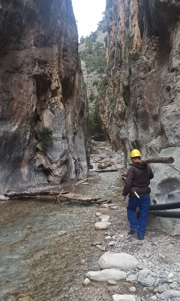 Ξεκίνησαν οι εργασίες συντήρησης στο Φαράγγι της Σαμαριάς 