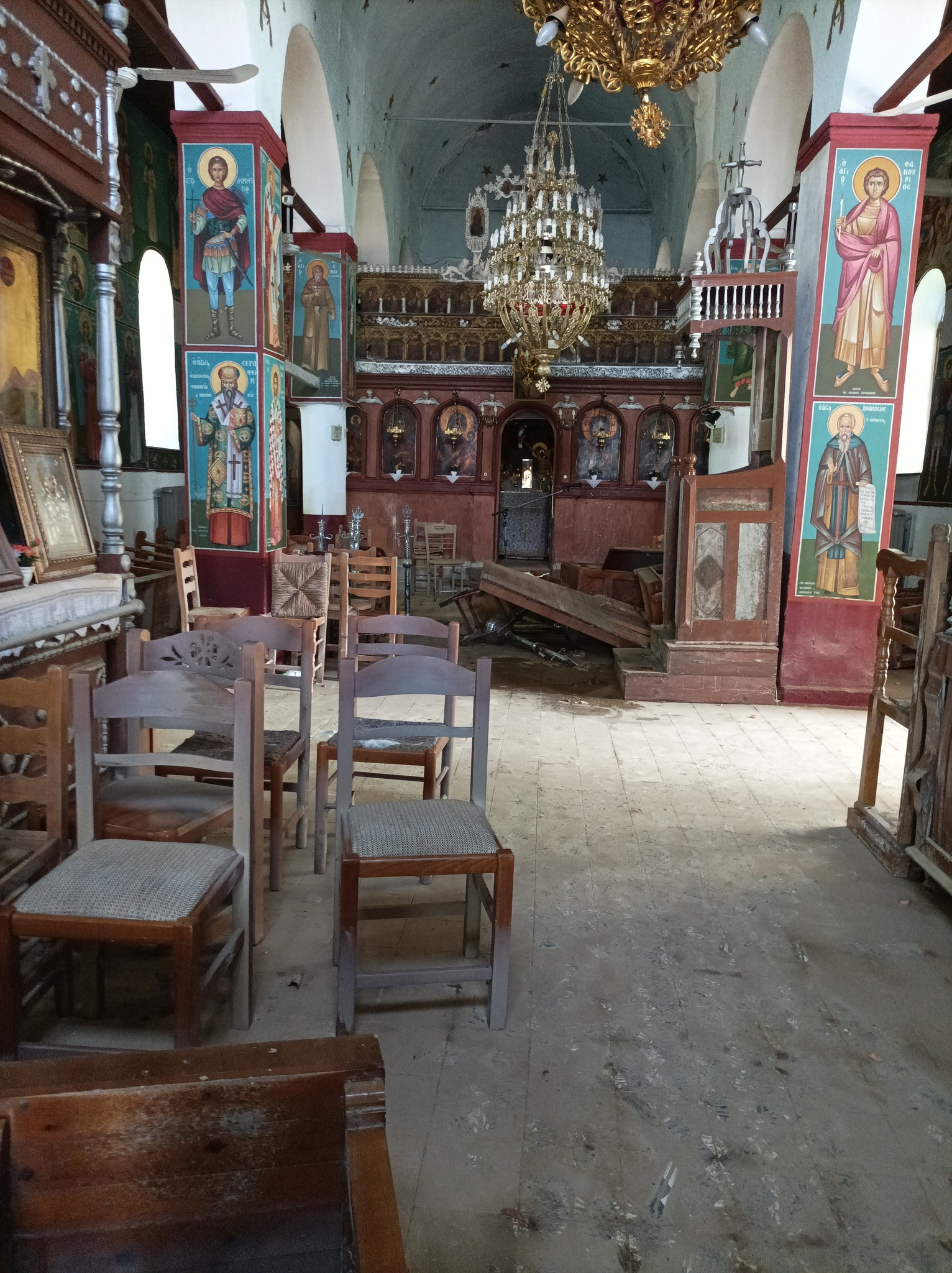 Σκινιάς Εκκλησία Είδη πρώτης ανάγκης πλημμυροπαθείς Θεσσαλία
