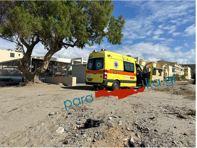 Νεκρός τουρίστας στην παραλία της Αγίας Μαρίνας