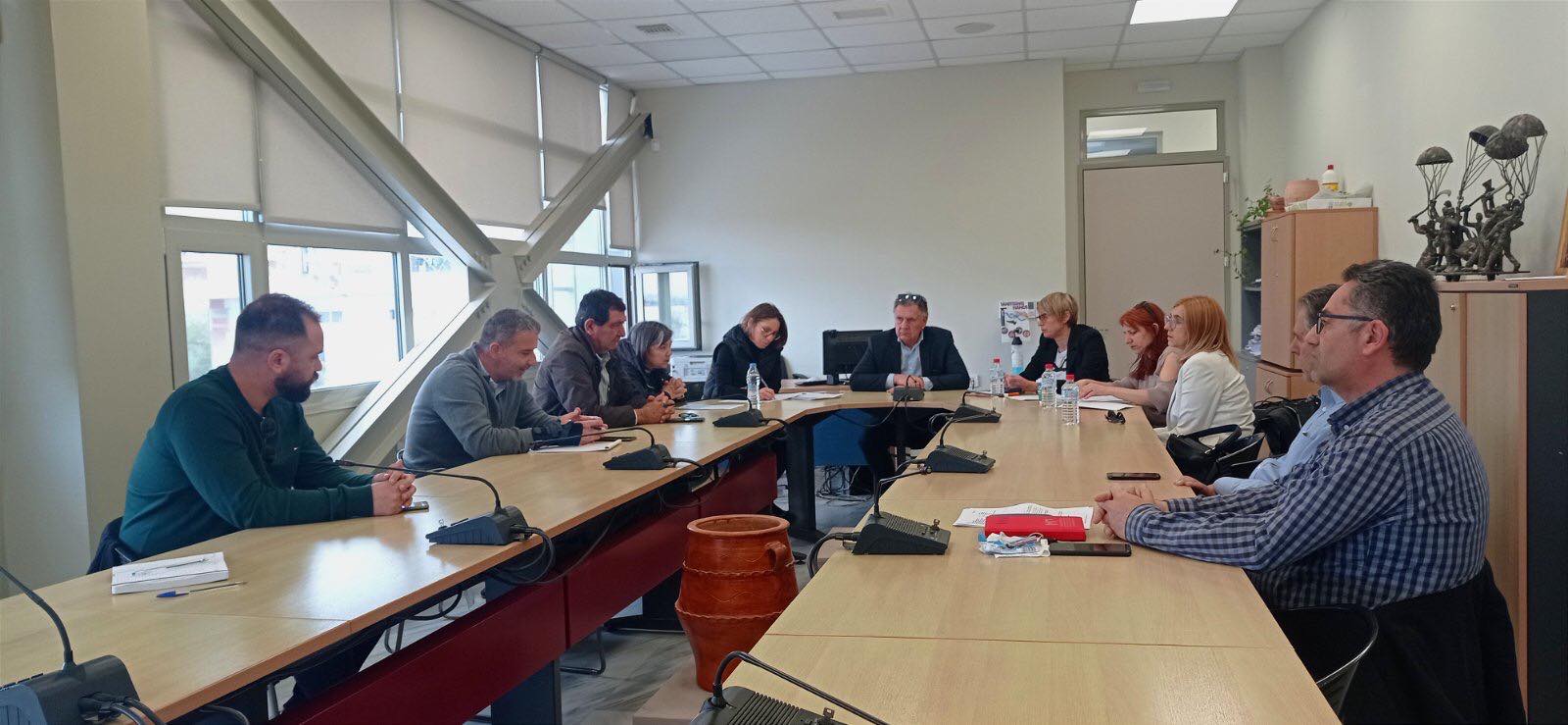  Ομάδα εργασίας και Παρακολούθησης των έργων της Κυβερνητικής Επιτροπής Κρατικής Αρωγής στο Δήμο Μινώα Πεδιάδας