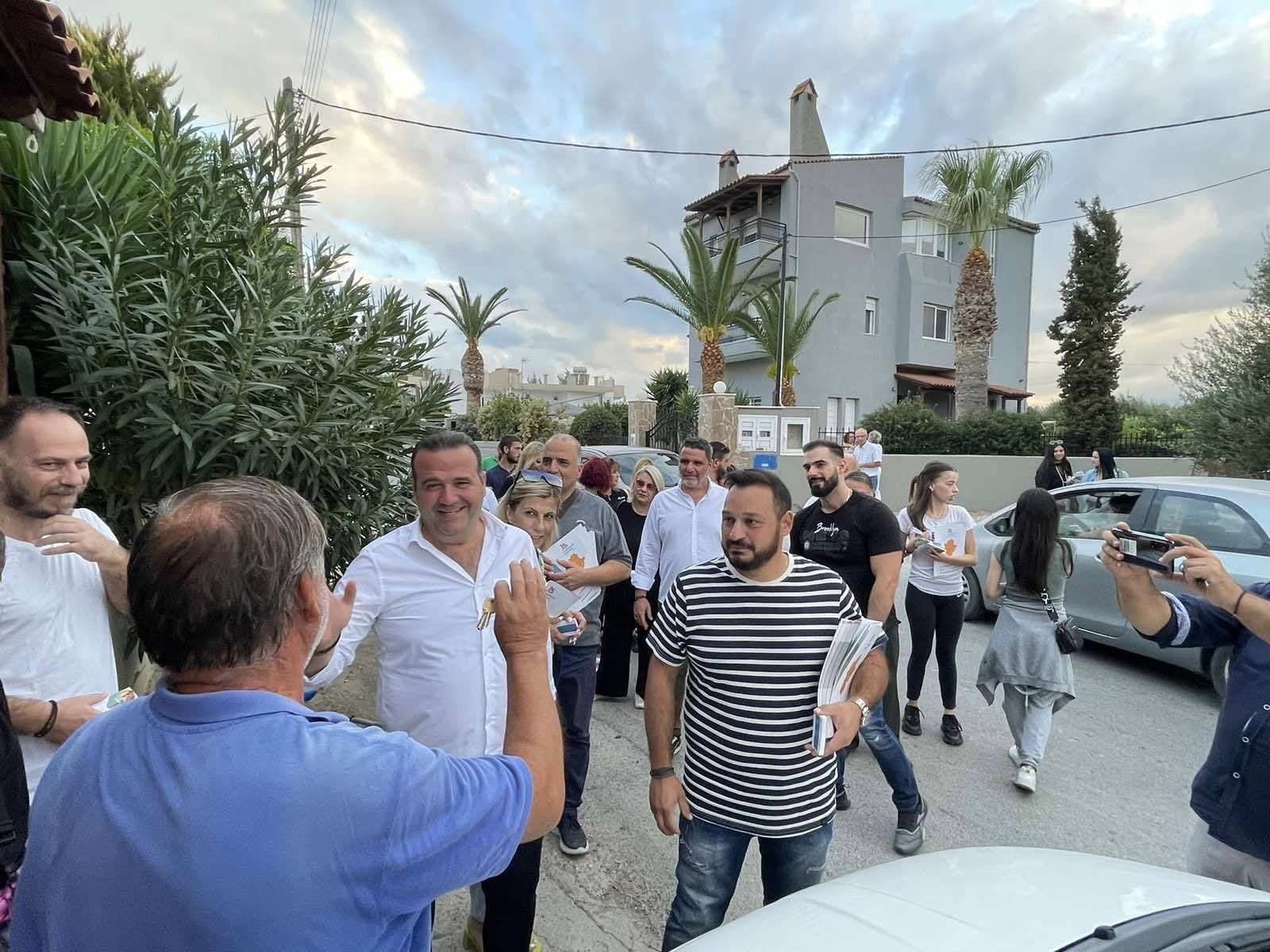 Με αμείωτη ένταση συνεχίζονται οι περιοδείες του Δ. Πιτσικάκη