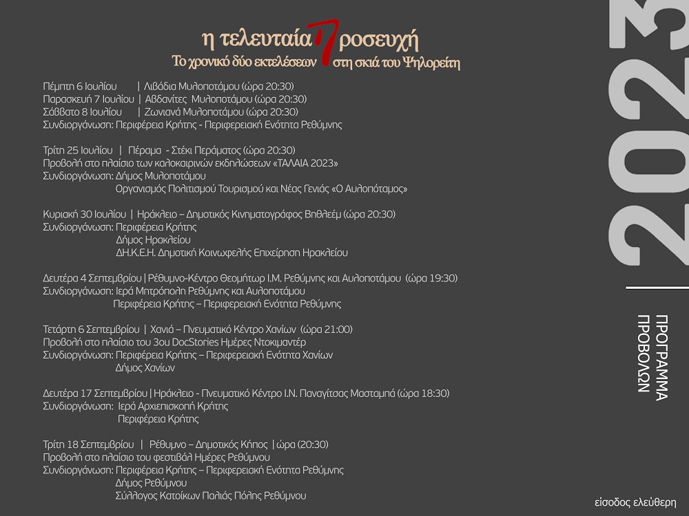 Ιστορικό ντοκιμαντέρ πρόγραμμα