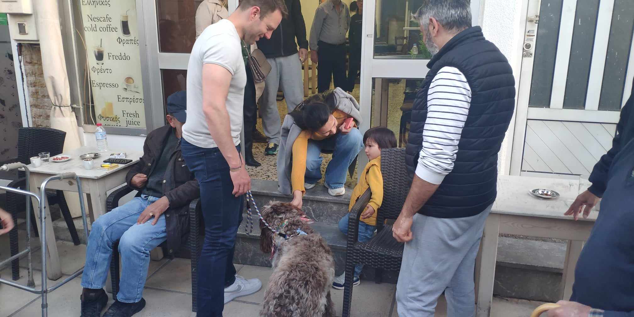 Στις Μοίρες ο Κασσελάκης - Συνάντησε Δήμαρχο και πολίτες