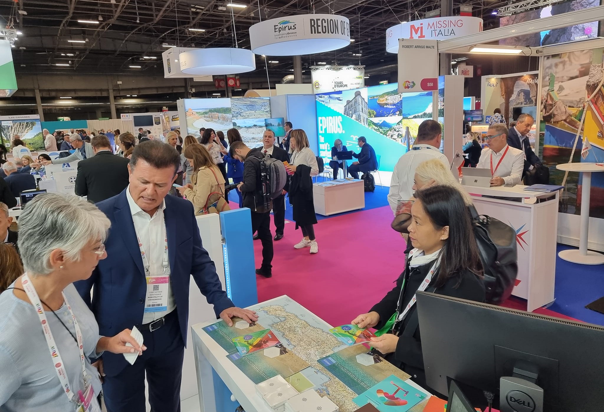 ΔΥΝΑΜΙΚΗ ΠΑΡΟΥΣΙΑ ΤΟΥ ΔΗΜΟΥ ΧΕΡΣΟΝΗΣΟΥ ΣΤΗΝ ΤΟΥΡΙΣΤΙΚΗ ΕΚΘΕΣΗ «IFTM -TOP RESA 2022» ΣΤΟ ΠΑΡΙΣΙ