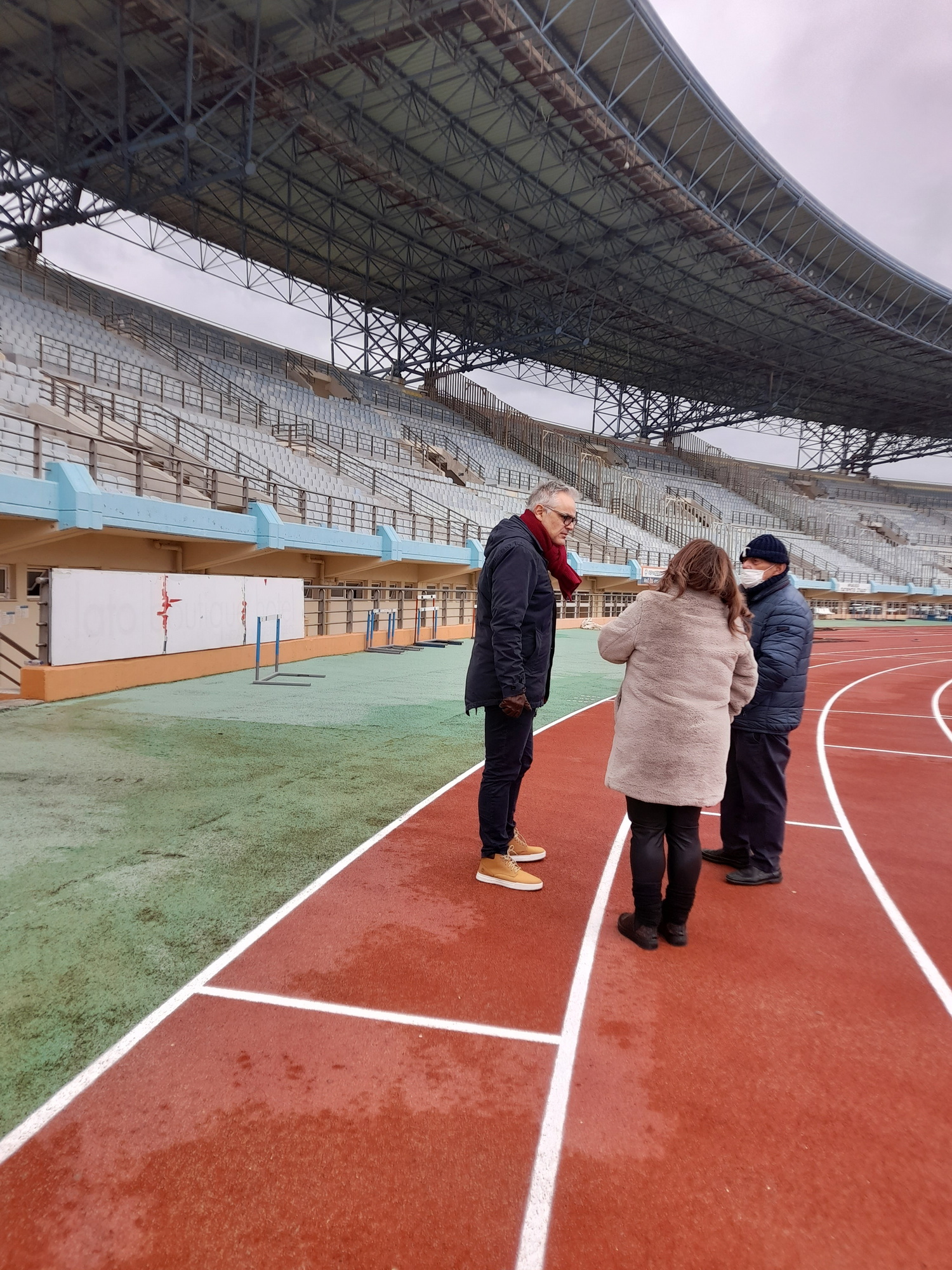 Αυτοψία κλιμακίου της «Λαϊκής Συσπείρωσης» στο Παγκρήτιο Στάδιο 