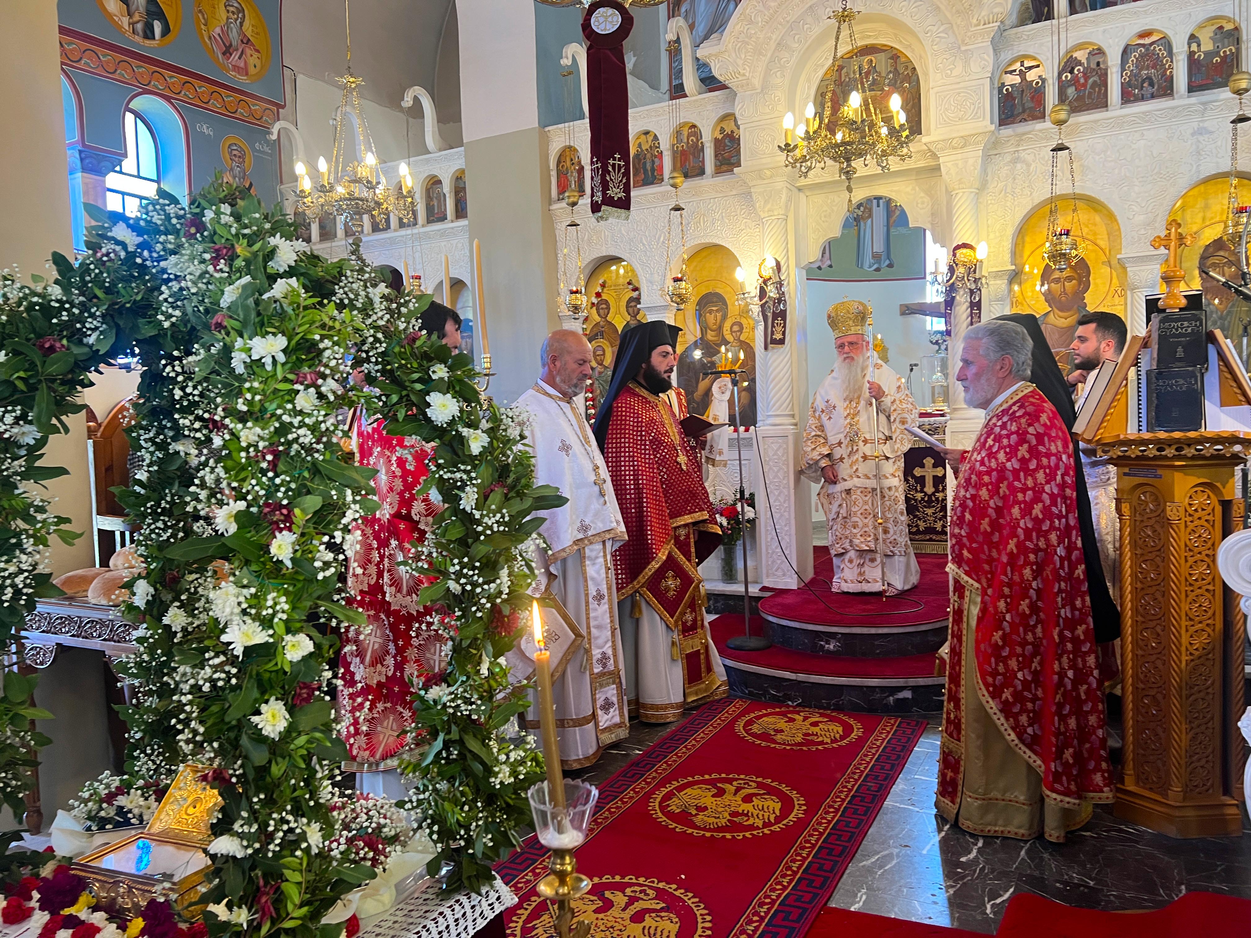 Ο εορτασμός της μνήμης των Αγίων 4 Μαρτύρων στη γενέτειρα τους τις Μέλαμπες. 