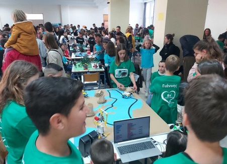 Από την Κρήτη, στην Αθήνα, για τον Διαγωνισμό Εκπαιδευτικής Ρομποτικής STEM