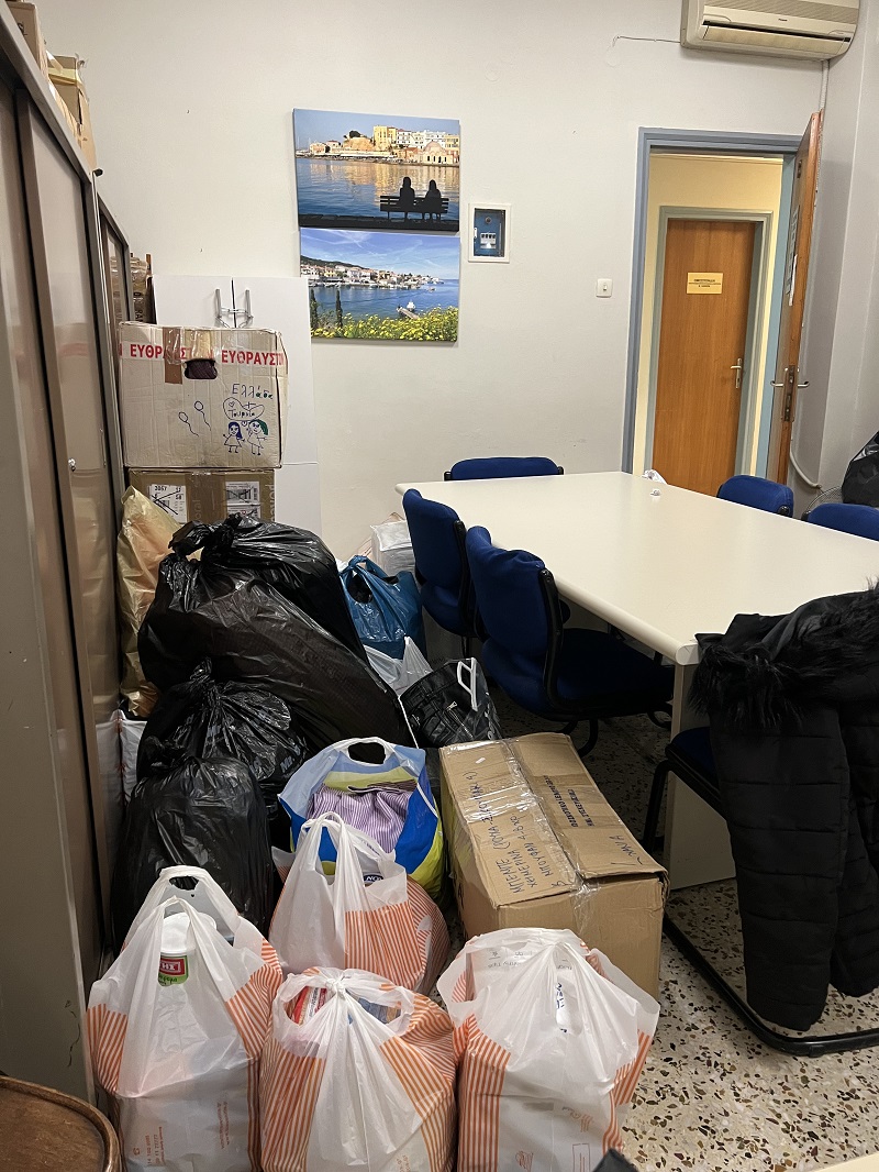 Ευχαριστούν για την ανταπόκριση στη συλλογή ανθρωπιστικής βοήθειας