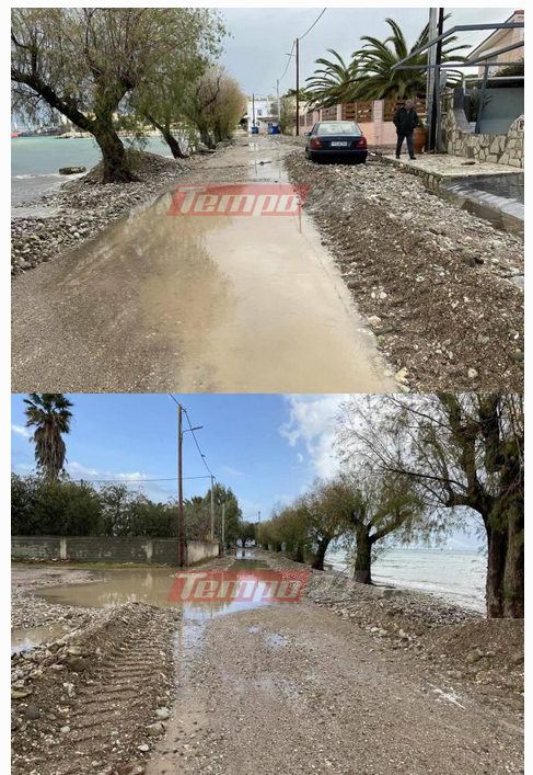 Κακοκαιρία: Δεν υπάρχουν δρόμοι σε Ρίο, Αραχωβίτικα και Πλαζ