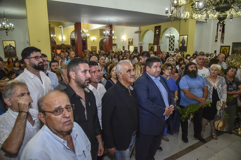 Ο Μιχάλης Καραμαλάκης στους εορτασμούς για την Ύψωση του Τιμίου Σταυρού