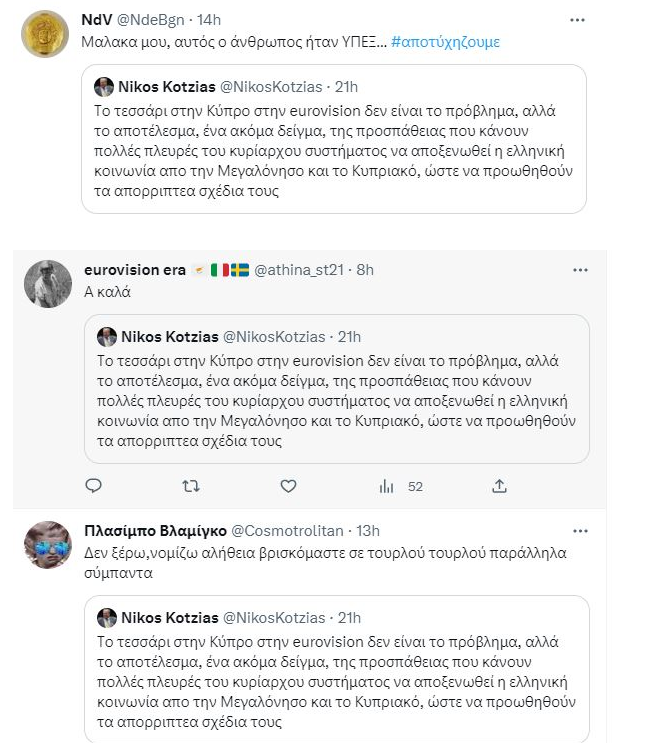 κοτζιάς Twitter