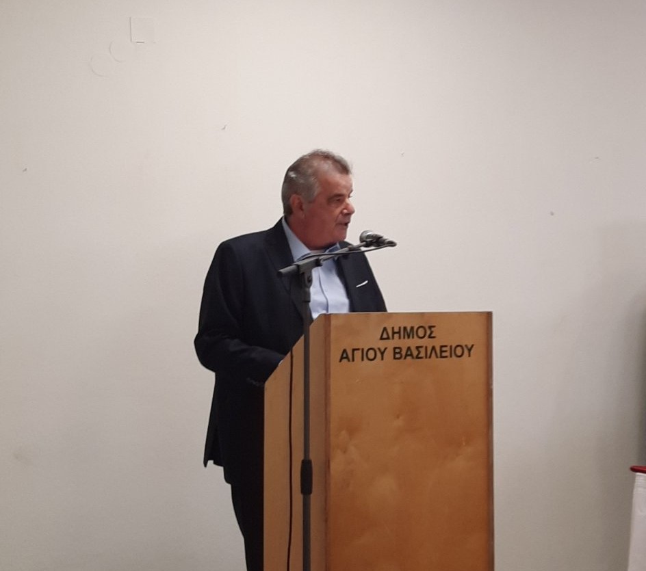 Ορκίστηκε εκ νέου Δήμαρχος Αγίου Βασιλείου ο Γ. Ταταράκης