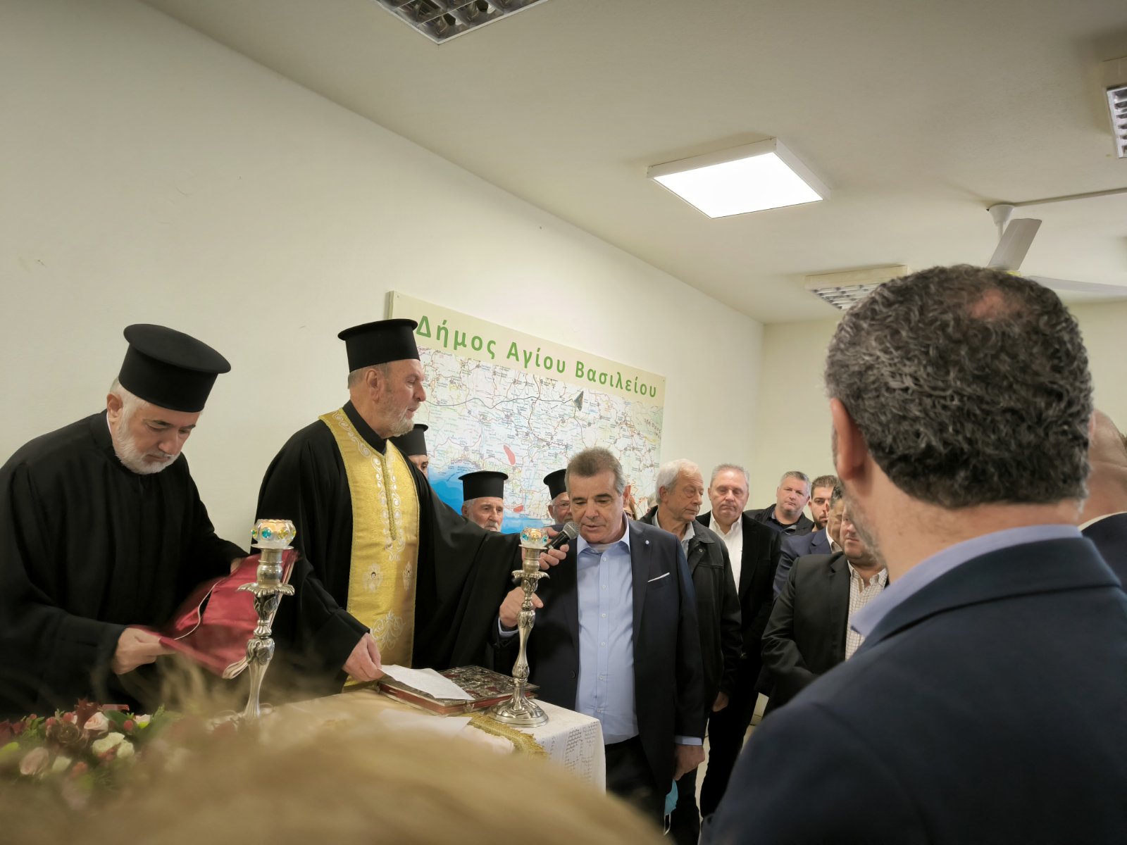 Ορκίστηκε εκ νέου Δήμαρχος Αγίου Βασιλείου ο Γ. Ταταράκης