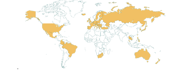 Παγκόσμιος Χάρτης μελών του INHOPE 2021