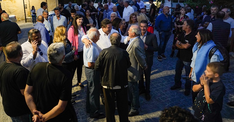 Κοσμοπλημμύρα για τον Μιχάλη Καραμαλάκη σε Πυργού, Άνω και Κάτω Ασίτες