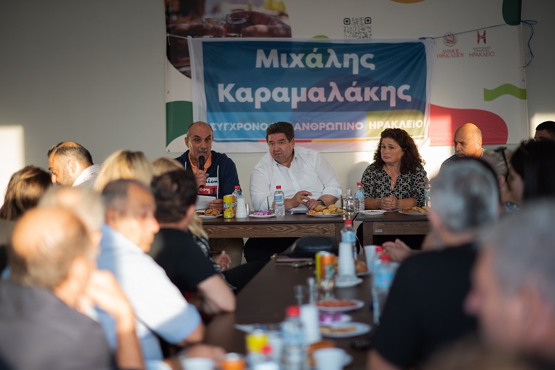 Κοσμοπλημμύρα για τον Μιχάλη Καραμαλάκη σε Πυργού, Άνω και Κάτω Ασίτες