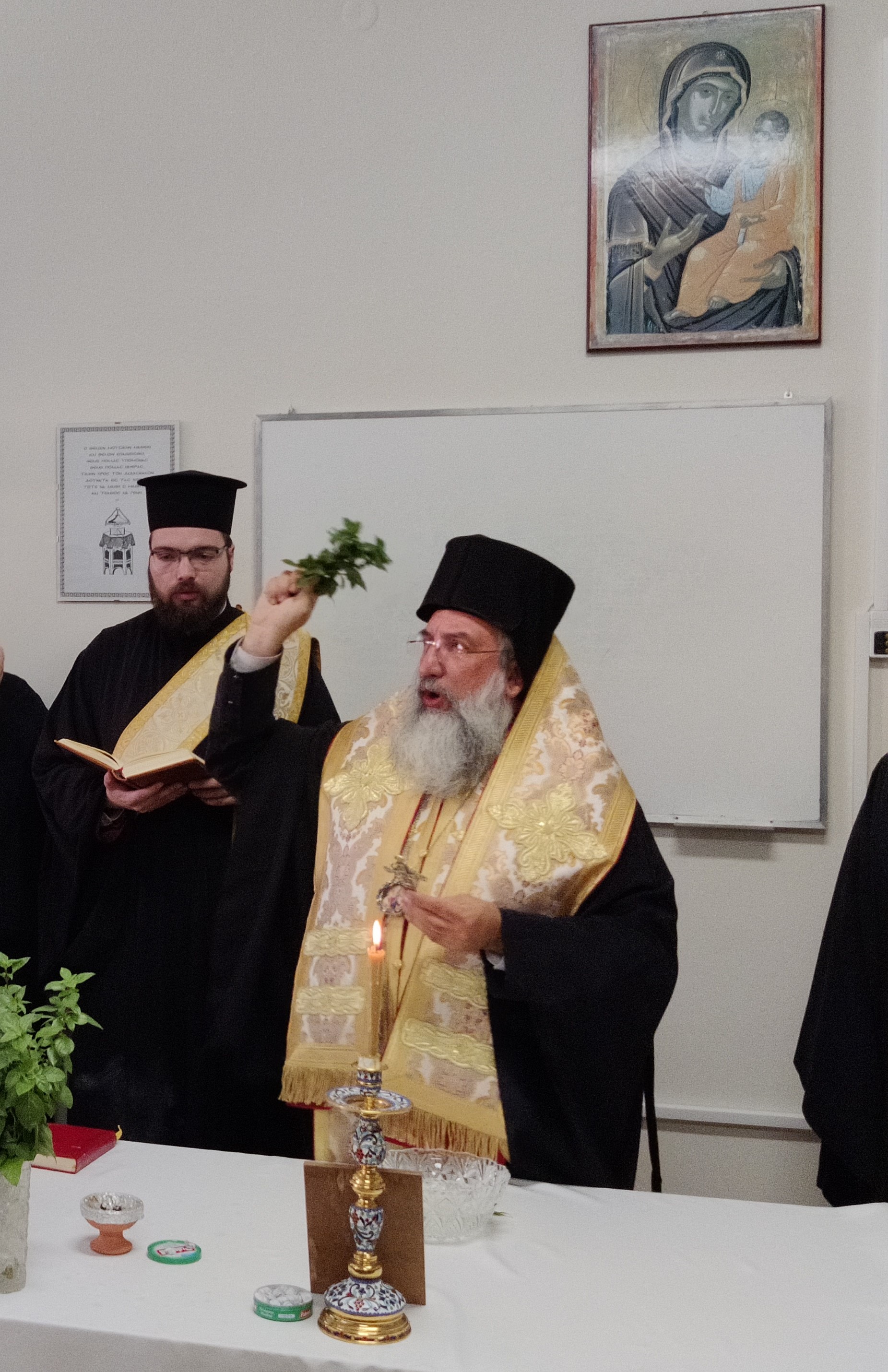  Αγιασμός έναρξης των μαθημάτων της Σχολής Βυζαντινής Μουσικής της Ιεράς Αρχιεπισκοπής Κρήτης 