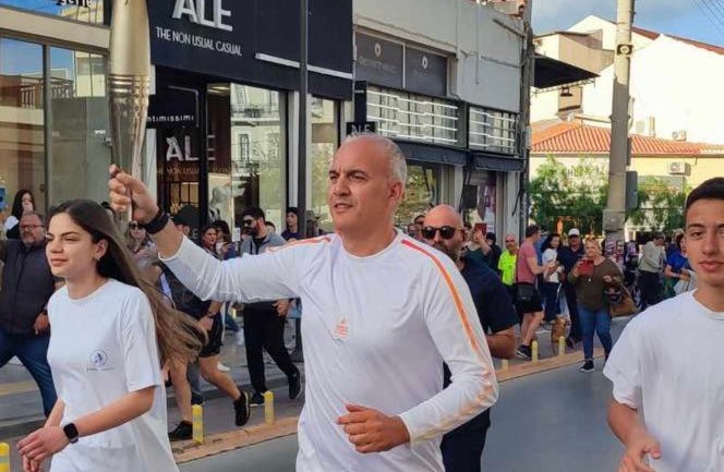 ολυμπιακή φλόγα Χανιά