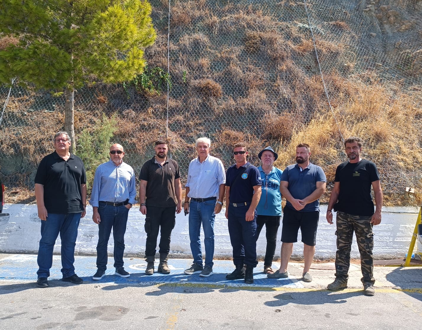 Ευρεία σύσκεψη για το έργο κατασκευής προστασίας βραχοπτώσεων στο λιμένα Χώρας Σφακίων