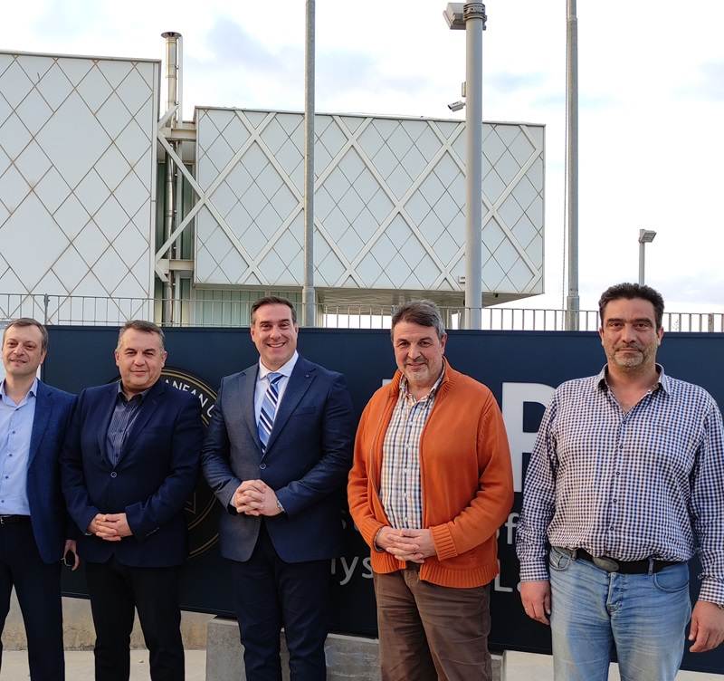 Στο Ινστιτούτο Φυσικής Πλάσματος & Λέιζερ ο αντιπεριφερειάρχης Γ. Ματαλλιωτάκης