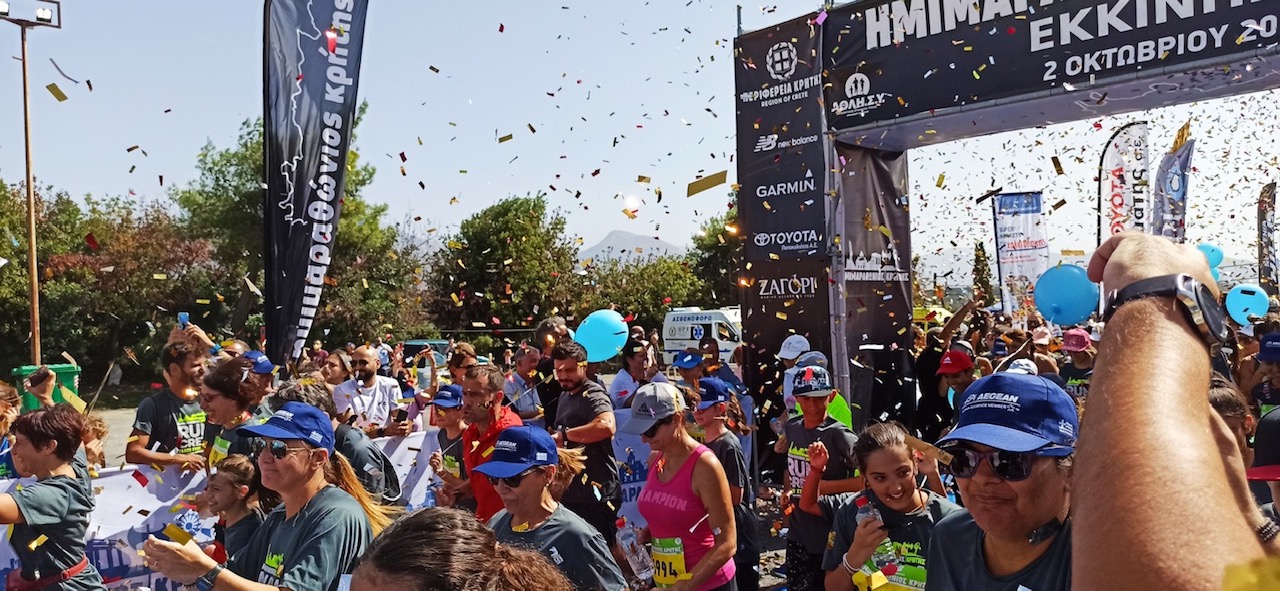 Χιλιάδες αθλητές στον Ημιμαραθώνιο Κρήτης