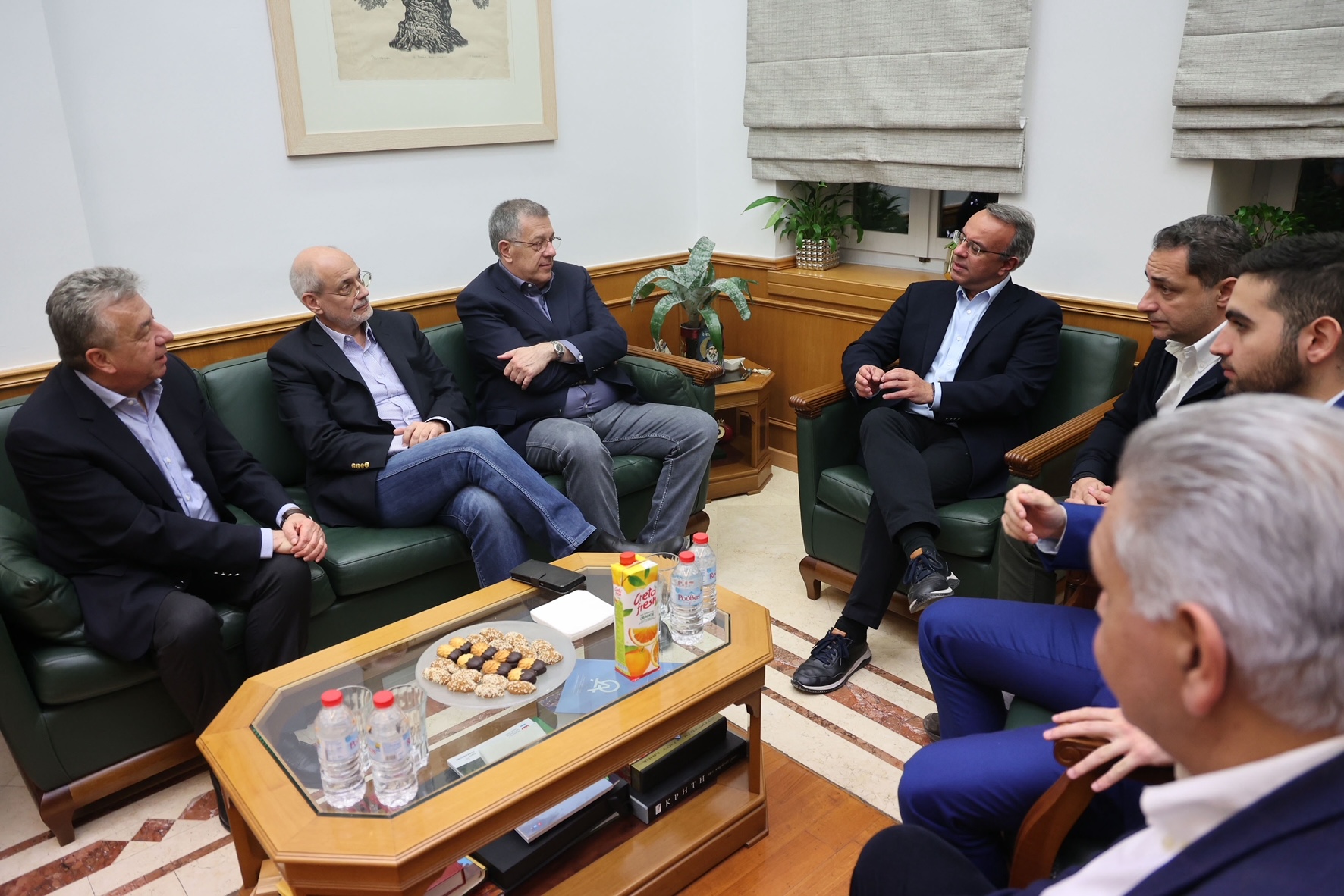 Σταϊκούρας Περιφέρεια Κρήτης Έργα Αρναουτάκης