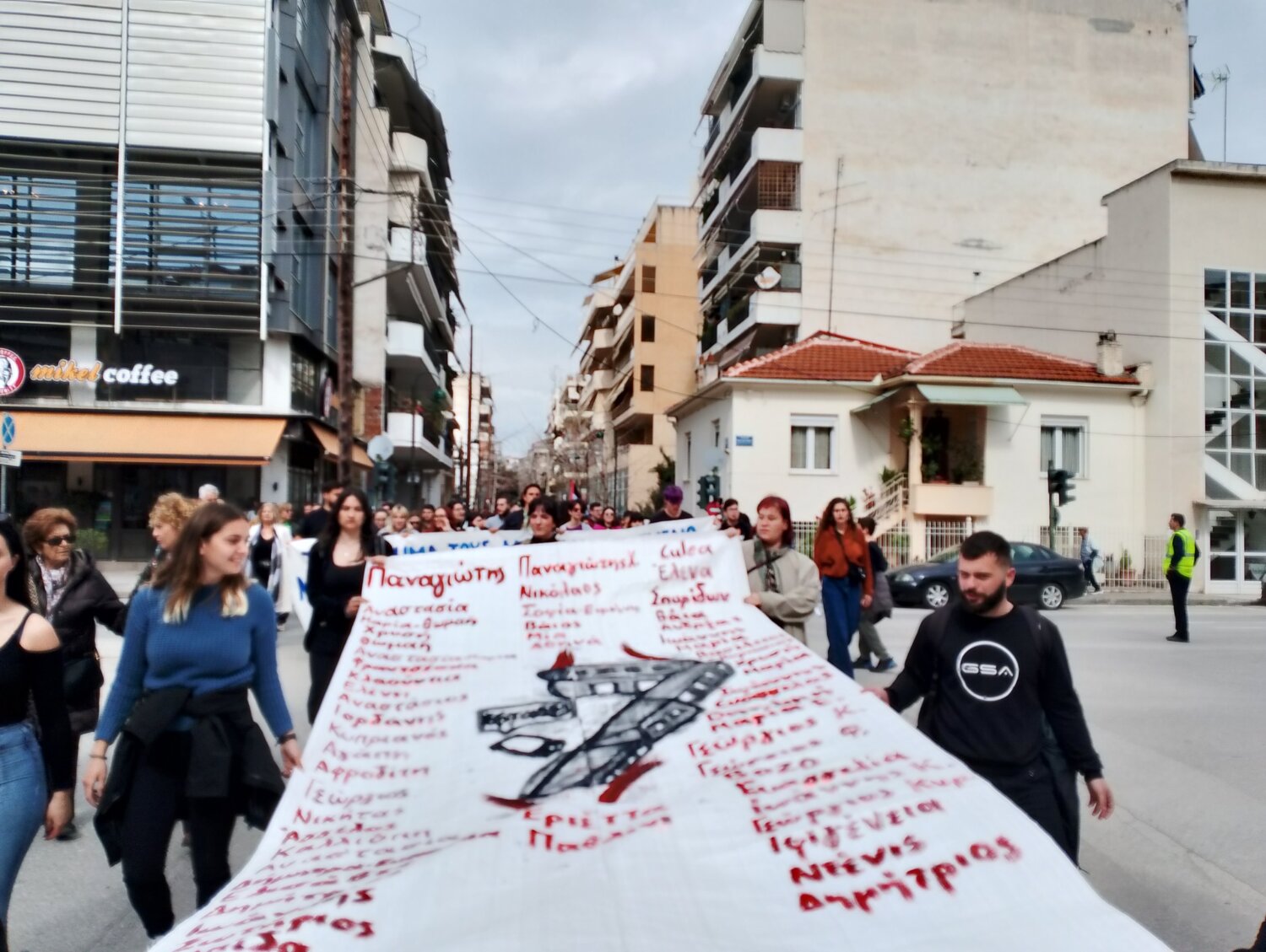 τέμπη λάρισα συγκέντρωση